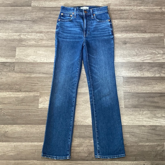 Madewell Tall Slim Demi-Boot Jeans in Sundale Wash size 24 tall - Picture 2 of 16